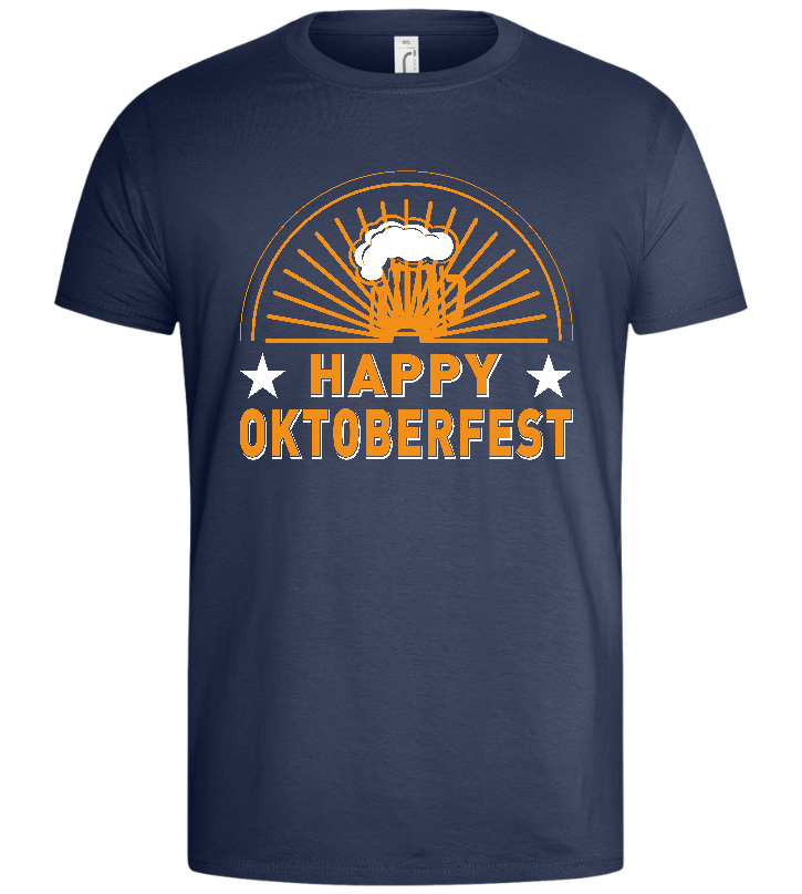 Happy Oktoberfest Design - Basic men's t-shirt_DENIM_front