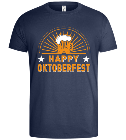 Happy Oktoberfest Design - Basic men's t-shirt_DENIM_front