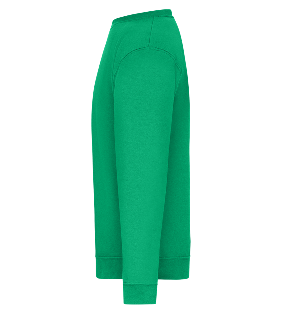 Be Merry Sparkles Design - Comfort Essential Unisex Sweater_MEADOW GREEN_left