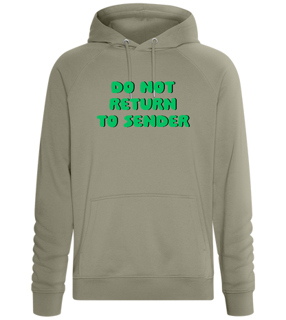 Don't Return to Sender Design - Comfort unisex hoodie_KHAKI_front