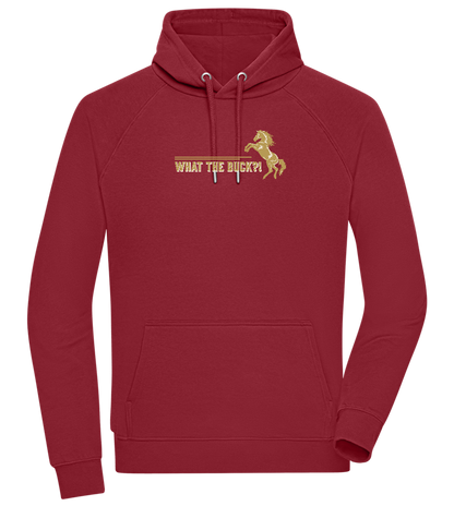 What The Buck Design - Comfort unisex hoodie_BORDEAUX_front