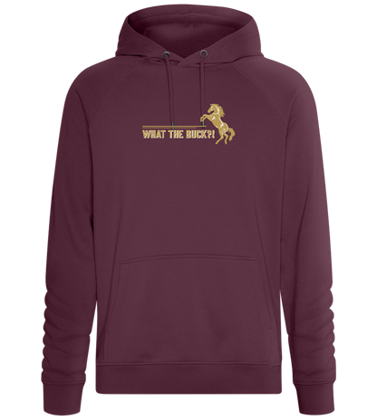 What The Buck Design - Comfort unisex hoodie_BORDEAUX_front