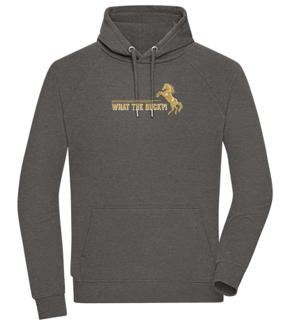 What The Buck Design - Comfort unisex hoodie_CHARCOAL CHIN_front