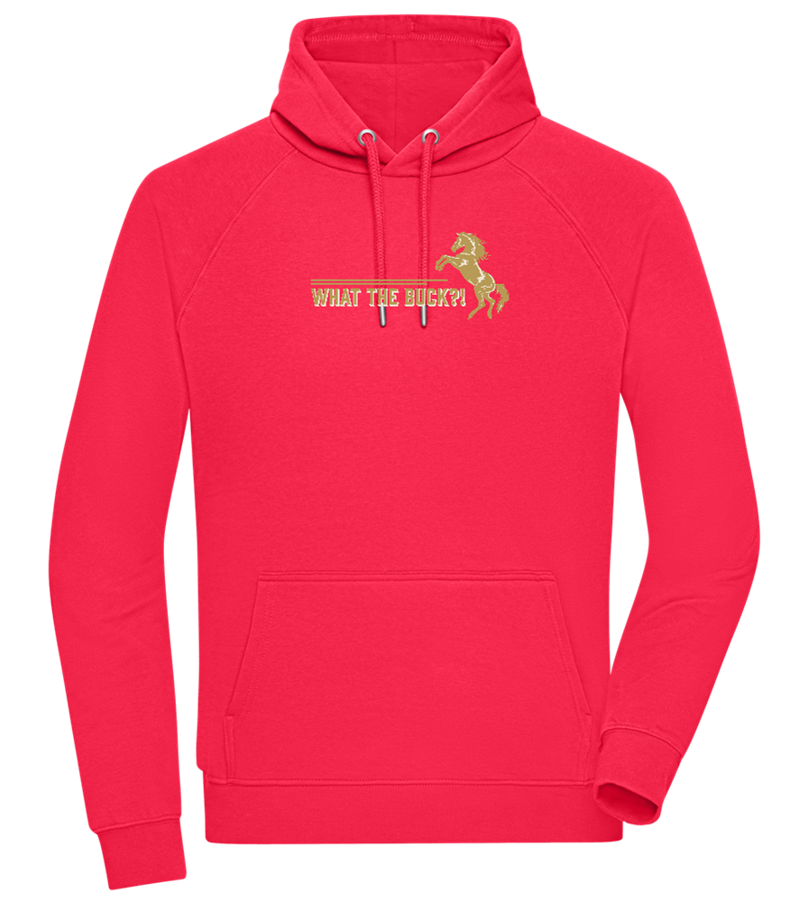 What The Buck Design - Comfort unisex hoodie_RED_front