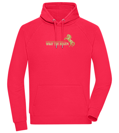 What The Buck Design - Comfort unisex hoodie_RED_front