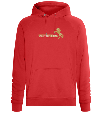 What The Buck Design - Comfort unisex hoodie_RED_front