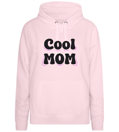 Cool Mom Text Design - Premium women's hoodie_LIGHT PEACH ROSE_front