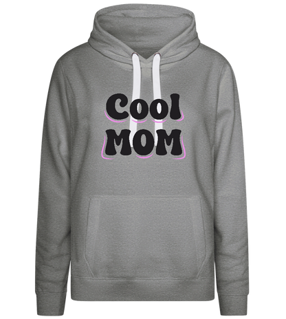 Cool Mom Text Design - Premium women's hoodie_ORION GREY II_front