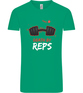 Death By Reps Barbell Design - Comfort Unisex T-Shirt