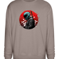 Red Samurai Design - Comfort Essential Unisex Sweater_CHARCOAL CHIN_front