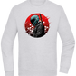 Red Samurai Design - Comfort Essential Unisex Sweater_ORION GREY II_front