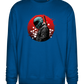 Red Samurai Design - Comfort Essential Unisex Sweater_ROYAL_front