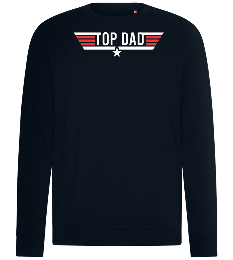 Top Dad Design - Comfort unisex sweater_BLACK_front