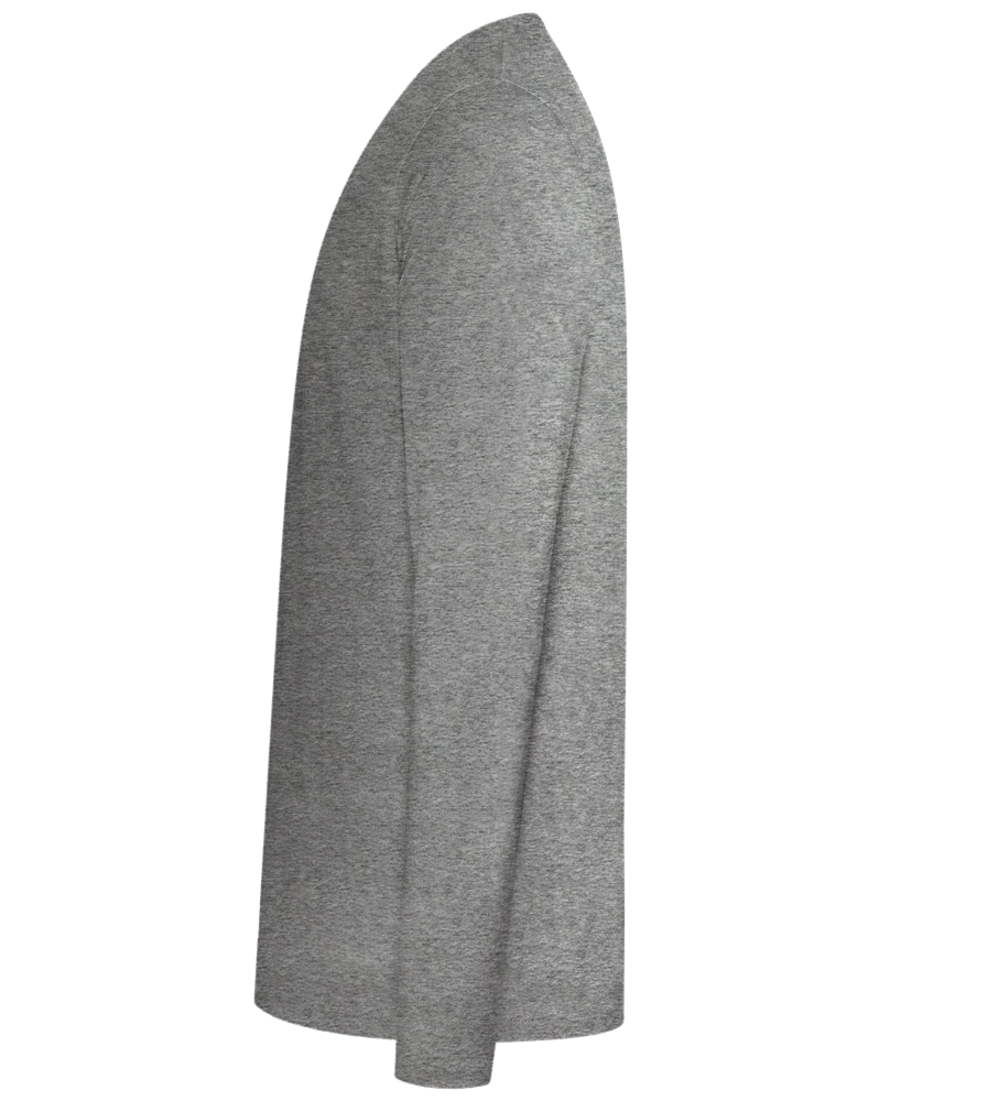 Talk to the Paw Design - Premium men's long sleeve t-shirt_ORION GREY_left