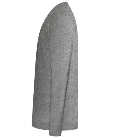 Talk to the Paw Design - Premium men's long sleeve t-shirt_ORION GREY_left