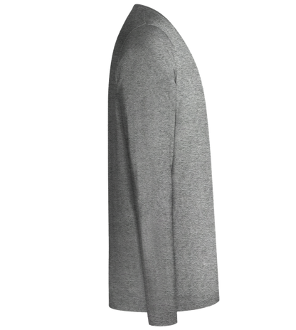 Talk to the Paw Design - Premium men's long sleeve t-shirt_ORION GREY_right