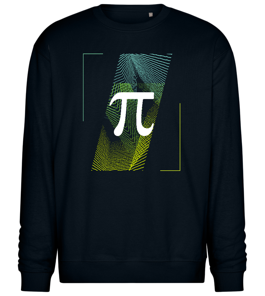 Pi Sign Design - Comfort Essential Unisex Sweater_BLACK_front