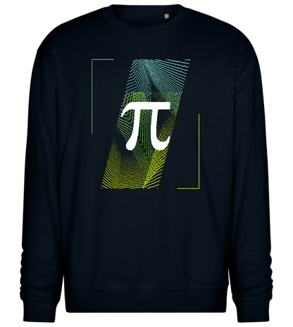 Pi Sign Design - Comfort Essential Unisex Sweater_BLACK_front