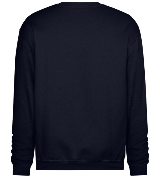 Pi Sign Design - Comfort Essential Unisex Sweater_FRENCH NAVY_back