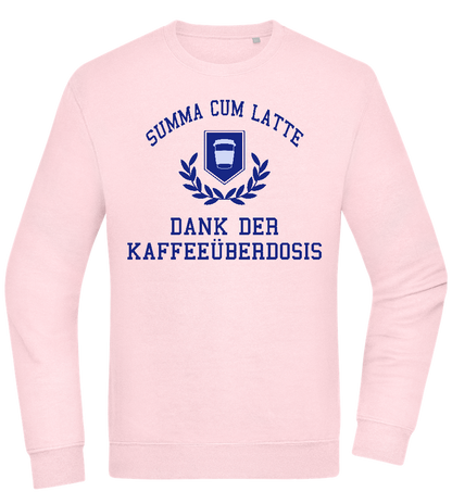 Kaffeeüberdosis Design - Comfort Essential Unisex Sweater_LIGHT PEACH ROSE_front