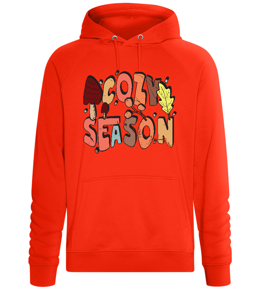 Cozy Season Design - Comfort unisex hoodie_BURNT ORANGE_front