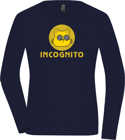 Incognito Design - Premium Women´s long sleeve t-shirt_FRENCH NAVY_front