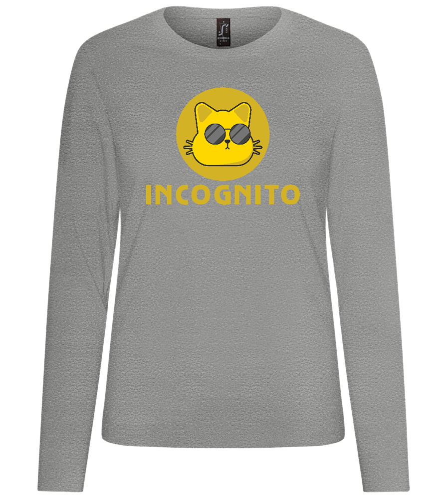 Incognito Design - Premium Women´s long sleeve t-shirt_ORION GREY_front