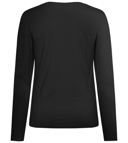 Incognito Design - Premium Women´s long sleeve t-shirt_DEEP BLACK_back