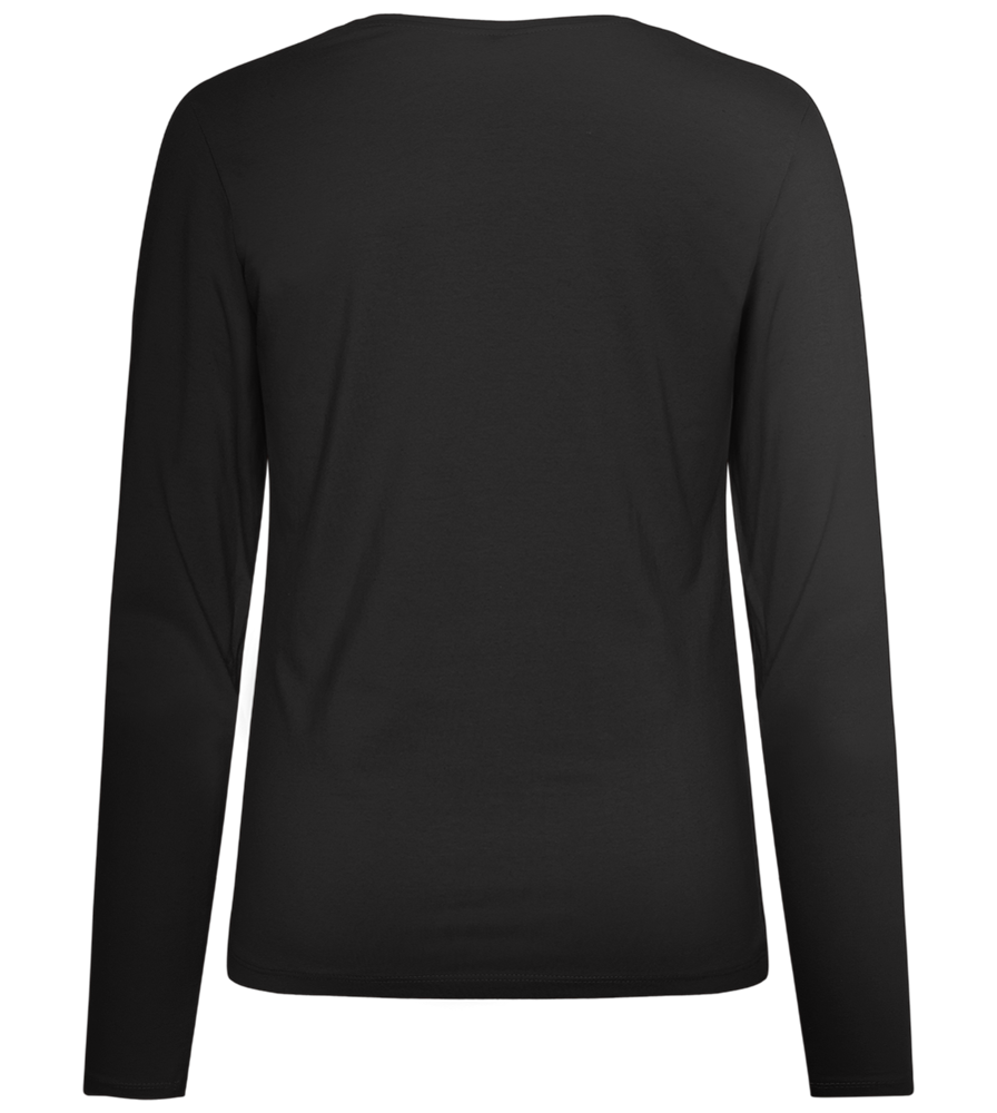 Incognito Design - Premium Women´s long sleeve t-shirt_DEEP BLACK_back