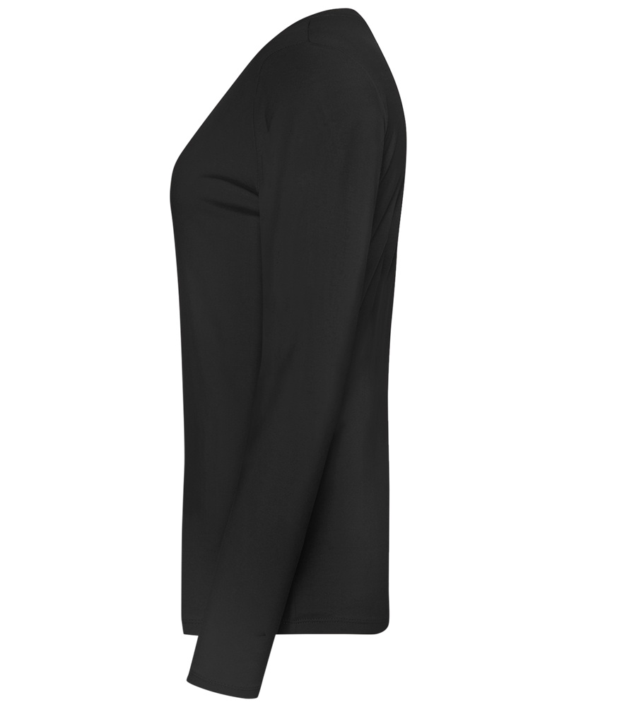 Incognito Design - Premium Women´s long sleeve t-shirt_DEEP BLACK_left