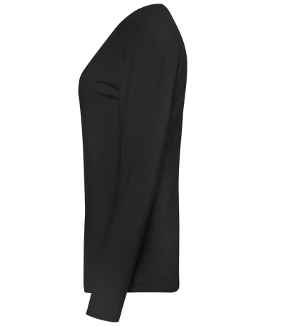 Incognito Design - Premium Women´s long sleeve t-shirt_DEEP BLACK_left
