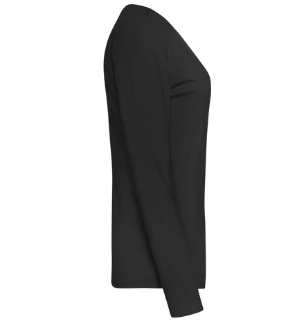 Incognito Design - Premium Women´s long sleeve t-shirt_DEEP BLACK_right