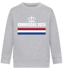 Kingsday Flag Design - Comfort Kids Sweater