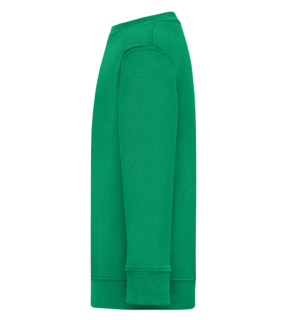 Kingsday Flag Design - Comfort Kids Sweater_MEADOW GREEN_left