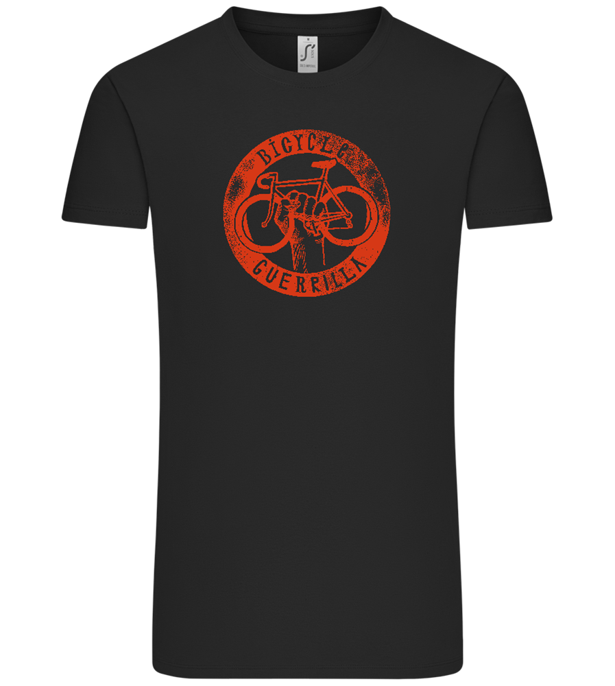Bicycle Guerrilla Design - Comfort Unisex T-Shirt_DEEP BLACK_front