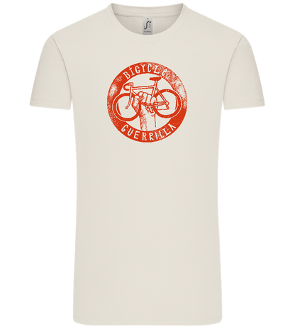 Bicycle Guerrilla Design - Comfort Unisex T-Shirt_ECRU_front
