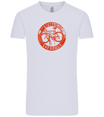 Bicycle Guerrilla Design - Comfort Unisex T-Shirt_LILAK_front