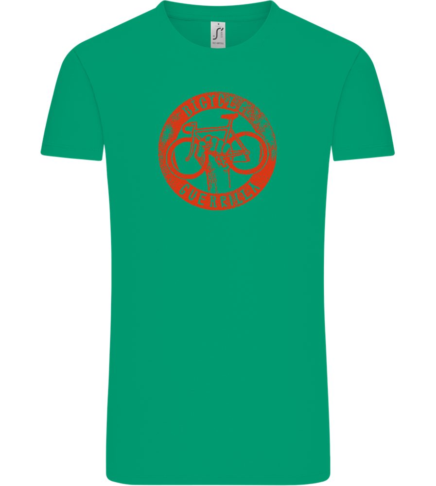 Bicycle Guerrilla Design - Comfort Unisex T-Shirt_SPRING GREEN_front