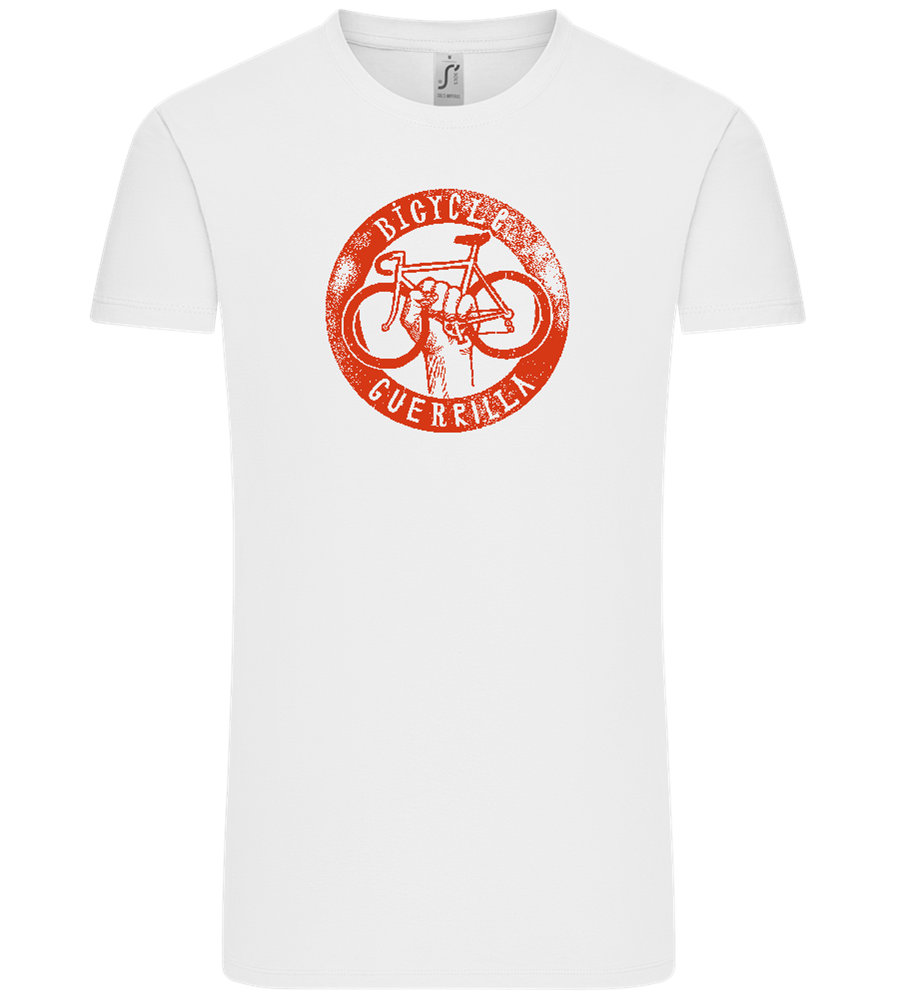Bicycle Guerrilla Design - Comfort Unisex T-Shirt_WHITE_front
