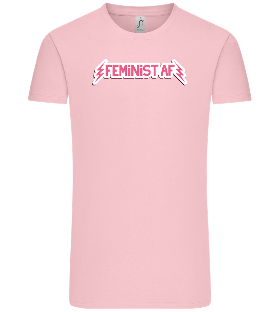 Feminist AF Design - Comfort Unisex T-Shirt_CANDY PINK_front
