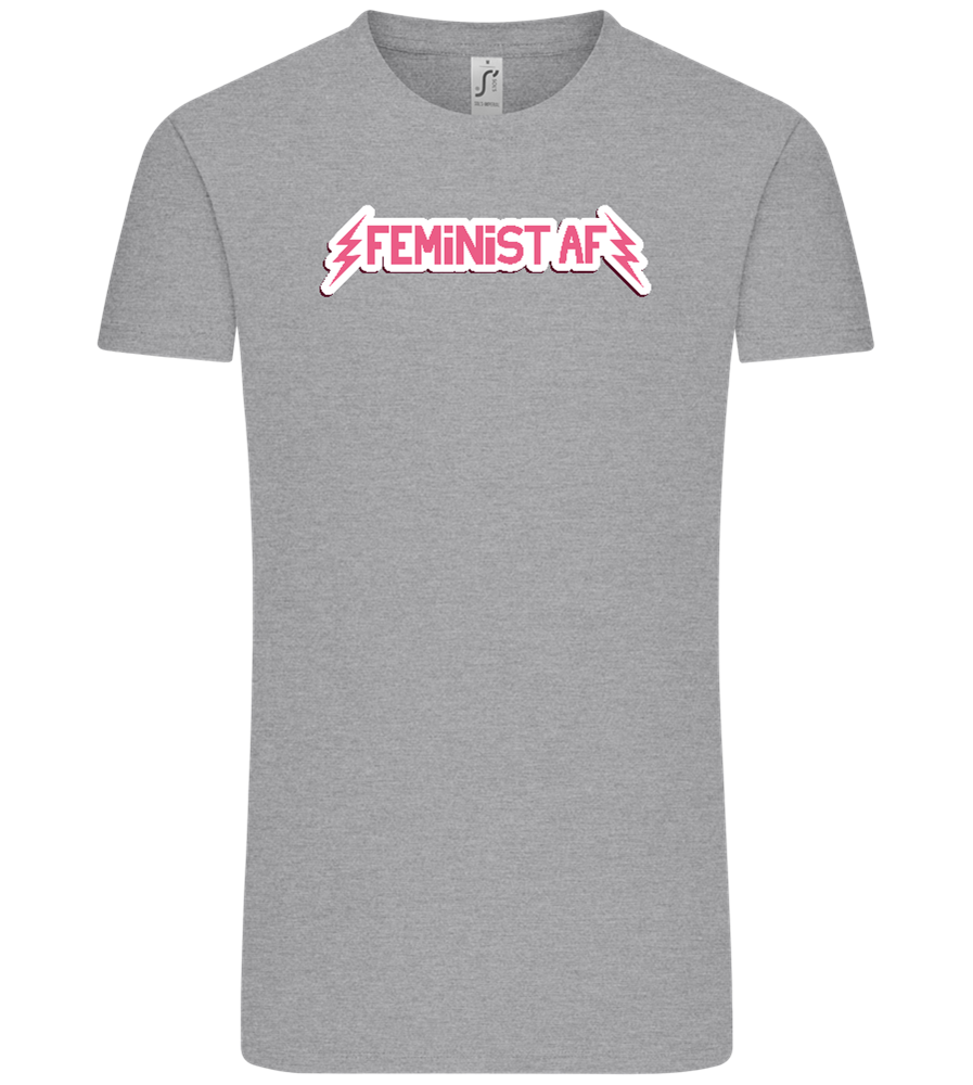 Feminist AF Design - Comfort Unisex T-Shirt_ORION GREY_front