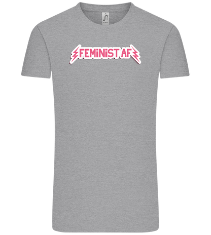 Feminist AF Design - Comfort Unisex T-Shirt_ORION GREY_front