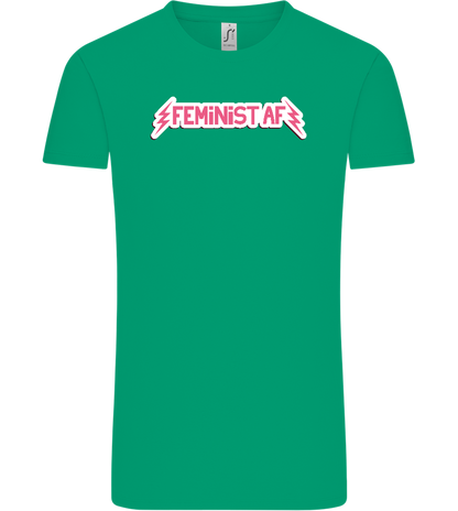Feminist AF Design - Comfort Unisex T-Shirt_SPRING GREEN_front