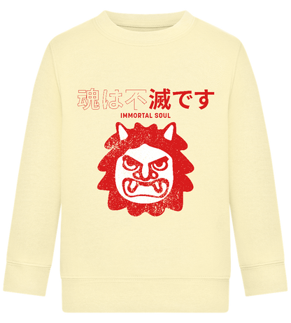 Immortal Soul Design - Comfort Kids Sweater_AMARELO CLARO_front