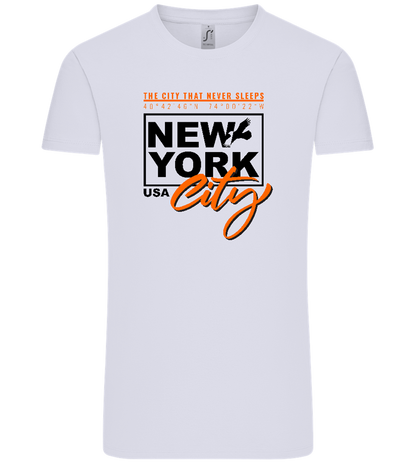 The City That Never Sleeps Design - Comfort Unisex T-Shirt_LILAK_front