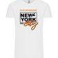 The City That Never Sleeps Design - Comfort Unisex T-Shirt_WHITE_front