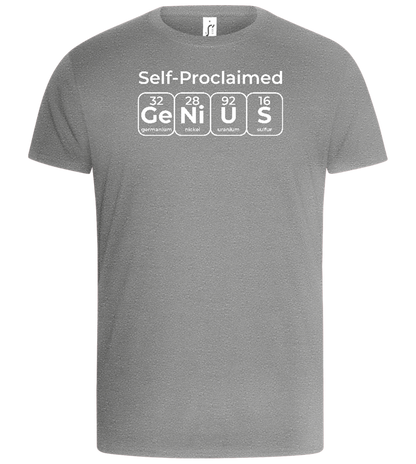 Periodic Table Genius Design - Basic Unisex T-Shirt_ORION GREY_front