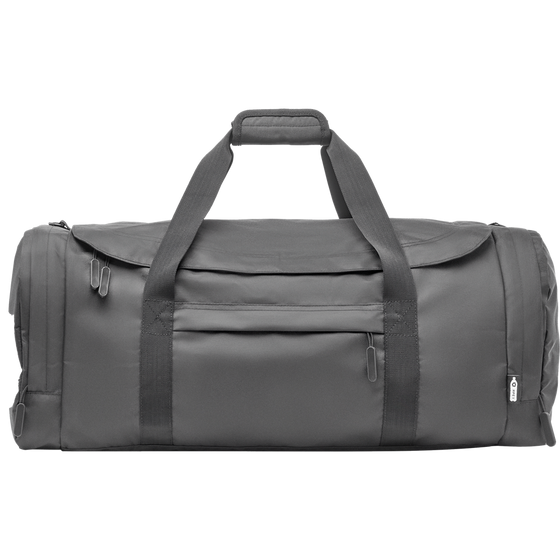 Large Sports Bag in 300D RPET_BLACK_front