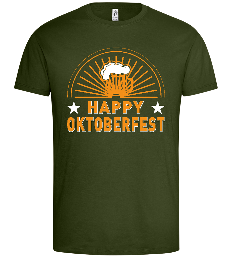 Happy Oktoberfest Design - Premium men's t-shirt_ARMY_front