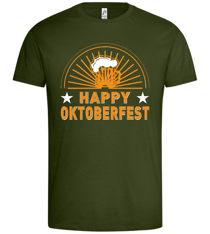 Happy Oktoberfest Design - Premium men's t-shirt_ARMY_front